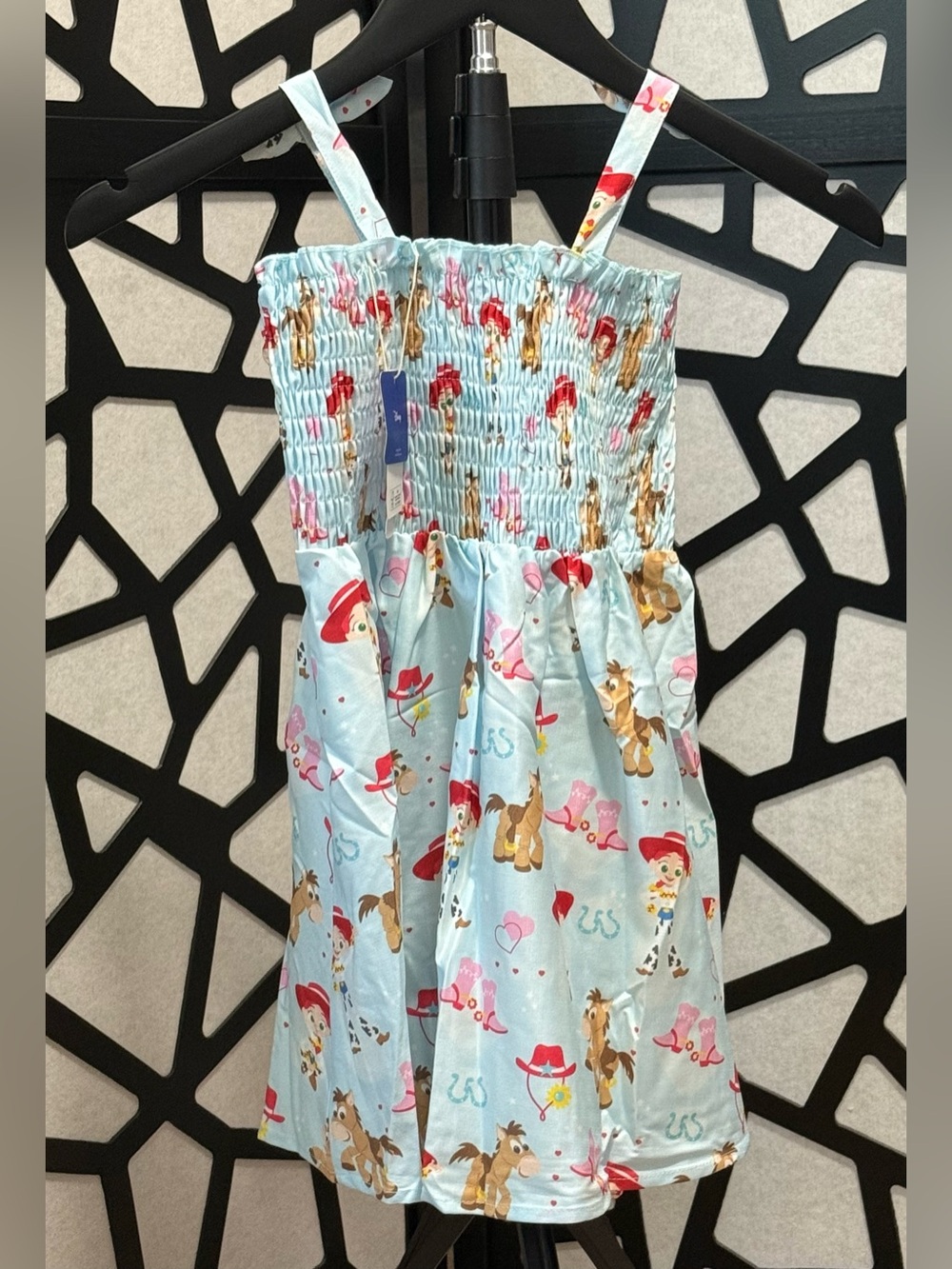 Disney Dress Bow Tie Straps Smocked.
Toy Story Jessie and bullseye 🎯 NWT 3T - Picture 3 of 6